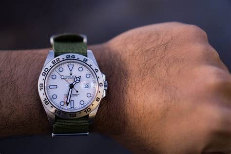 rolex explorer 2 straps